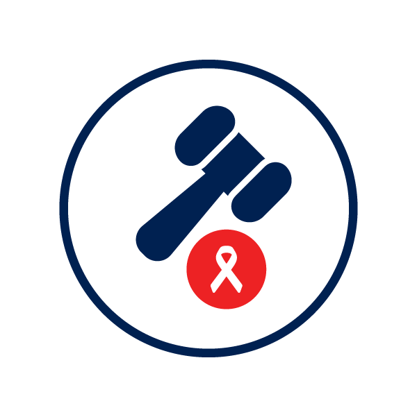 icon representing HIV legal services