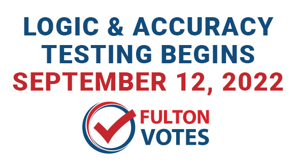 A photo about Logic and Accuracy Testing begins September 12 2022
