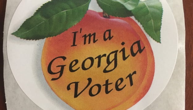 Photo of Georgia Voting Sticker