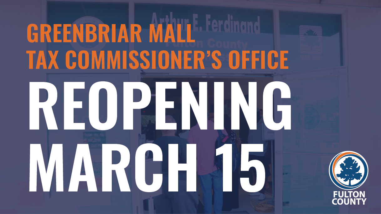 greenbriar tax commissioner office reopening march 15